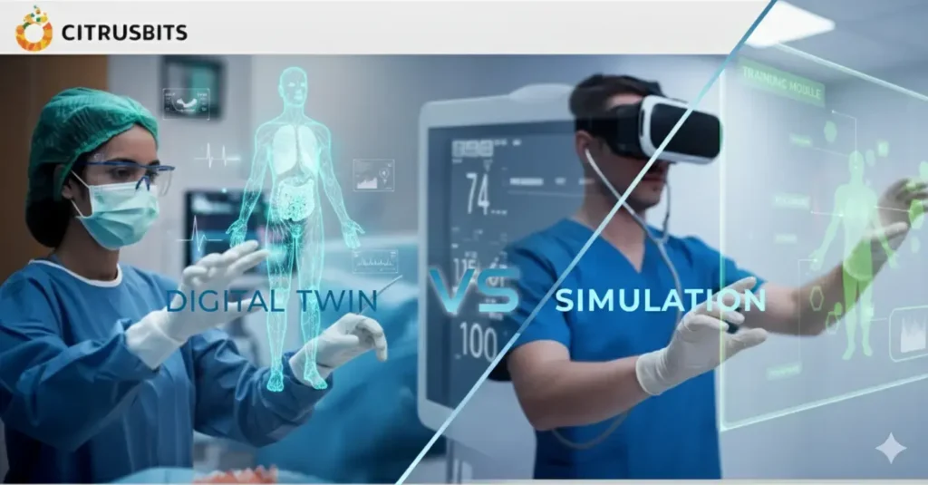 Digital Twin vs Simulation